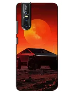 Чехол для Vivo V15 Pro с картинкой «Cybertruck на Марсе» Чехол для Vivo V15 Pro с картинкой «Cybertruck на Марсе»