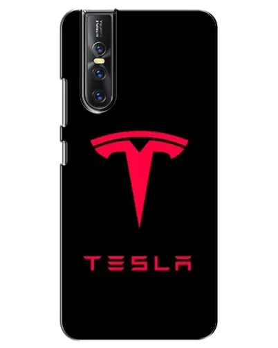 Чехол для Vivo V15 Pro с картинкой «Tesla Red Logo» Чехол для Vivo V15 Pro с картинкой «Tesla Red Logo»