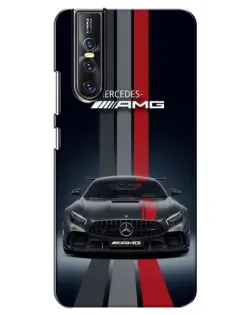 Чехол для Vivo V15 Pro с картинкой «Mercedes — белый карбон» Чехол для Vivo V15 Pro с картинкой «Mercedes — белый карбон»