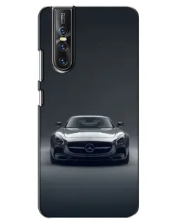 Чехол для Vivo V15 Pro с картинкой «Mercedes на черном»