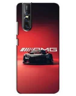Чехол для Vivo V15 Pro с картинкой «Mercedes AMG — красная линия»
