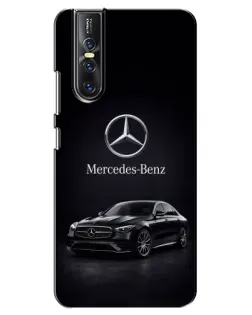 Чехол для Vivo V15 Pro с картинкой «Mercedes — решетка радиатора»