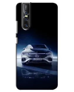 Чехол для Vivo V15 Pro с картинкой «Ночной Mercedes EQ»