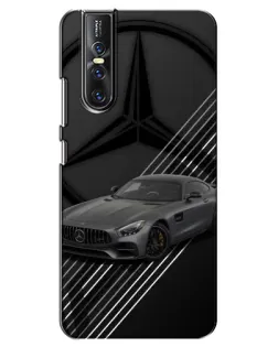 Чехол для Vivo V15 Pro с картинкой «Mercedes AMG — графика»