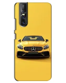 Чехол для Vivo V15 Pro с картинкой «Желтый Mercedes GT»