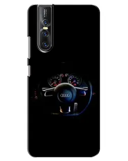 Чехол для Vivo V15 Pro с картинкой «Салон Audi — руль» Чехол для Vivo V15 Pro с картинкой «Салон Audi — руль»