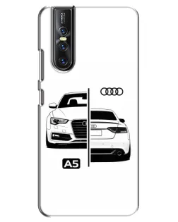 Чехол для Vivo V15 Pro с картинкой «Audi — контрастный дизайн»
