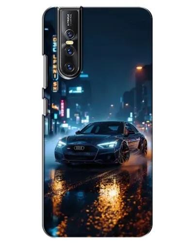 Чехол для Vivo V15 Pro с картинкой «Ночной город и Audi» Чехол для Vivo V15 Pro с картинкой «Ночной город и Audi»