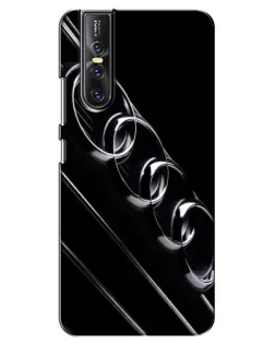 Чехол для Vivo V15 Pro с картинкой «Audi — абстрактные кольца»