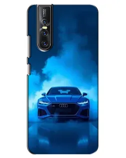 Чехол для Vivo V15 Pro с картинкой «Audi — голубая энергия»