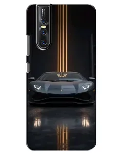 Чехол для Vivo V15 Pro с картинкой «Lamborghini золотые линии» Чехол для Vivo V15 Pro с картинкой «Lamborghini золотые линии»