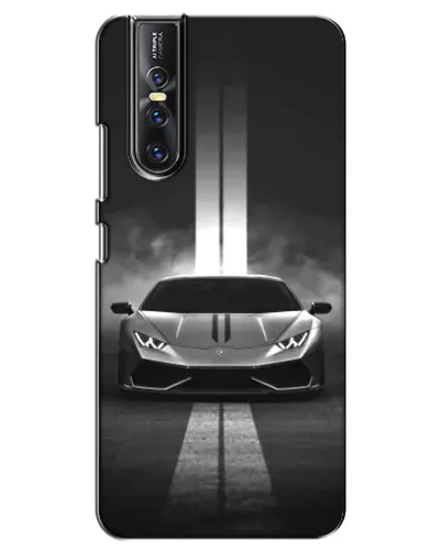 Чехол для Vivo V15 Pro с картинкой «Lamborghini симметрия дорог»