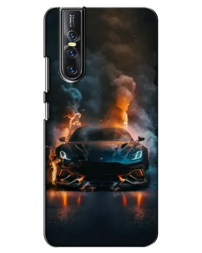 Чехол для Vivo V15 Pro с картинкой «Lamborghini дымная эстетика»