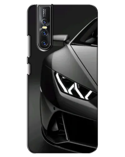 Чехол для Vivo V15 Pro с картинкой «Lamborghini фары детализация»