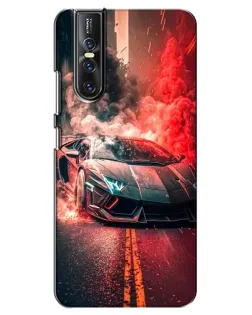 Чехол для Vivo V15 Pro с картинкой «Lamborghini красный дым» Чехол для Vivo V15 Pro с картинкой «Lamborghini красный дым»