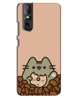 Чохол для Vivo V15 Pro з картинкою «Кавовий Пушин»