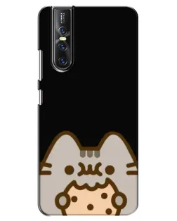 Чохол для Vivo V15 Pro з картинкою «Пушин на чорному»