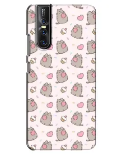 Чохол для Vivo V15 Pro з картинкою «Пушин та солодощі»