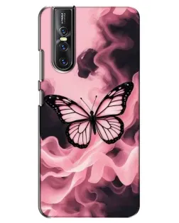 Чохол для Vivo V15 Pro з картинкою «Метелик у диму»