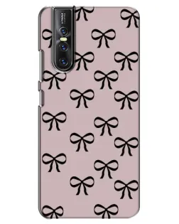 Чохол для Vivo V15 Pro з картинкою «Чорні бантики»
