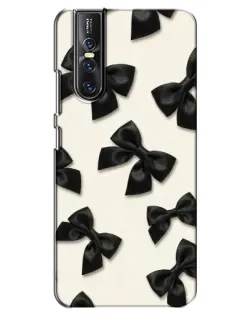 Чохол для Vivo V15 Pro з картинкою «Чорні бантики»
