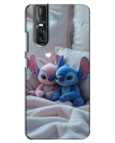 Чехол для Vivo V15 Pro с картинкой «Плюшевые Стич Ангел»