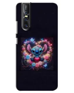Чохол для Vivo V15 Pro з картинкою «Stitch у квітах» Чохол для Vivo V15 Pro з картинкою «Stitch у квітах»