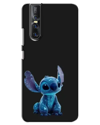 Чехол для Vivo V15 Pro с картинкой «Стич на черном»
