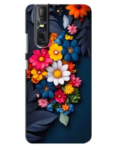 Чехол для Vivo V15 Pro с картинкой «Цветочная феерия»