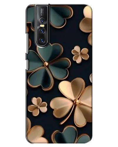 Чехол для Vivo V15 Pro с картинкой «Клевер в золоте»