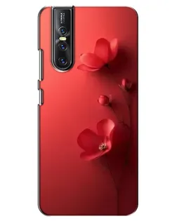 Чехол для Vivo V15 Pro с картинкой «Маковые соцветия»