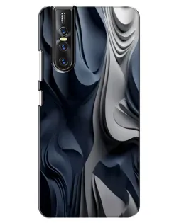 Чохол для Vivo V15 Pro з картинкою «Об'ємні сині складки» Чохол для Vivo V15 Pro з картинкою «Об'ємні сині складки»