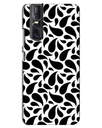 Чехол для Vivo V15 Pro с картинкой «Контрастные черные капли» Чехол для Vivo V15 Pro с картинкой «Контрастные черные капли»