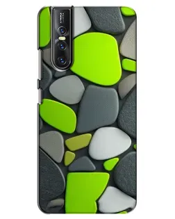 Чехол для Vivo V15 Pro с картинкой «Яркая неоновая галька»