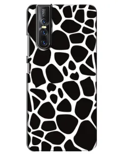 Чехол для Vivo V15 Pro с картинкой «Черно-белый жираф»