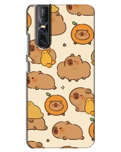Чехол для Vivo V15 Pro с картинкой «Капибары с апельсинами»