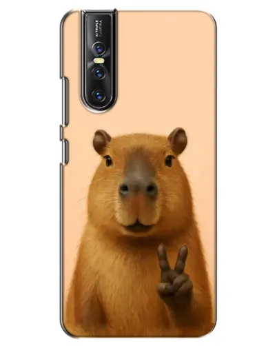 Чехол для Vivo V15 Pro с картинкой «Капибара виктория»
