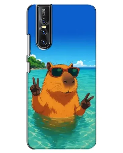 Чехол для Vivo V15 Pro с картинкой «Морская капибара»