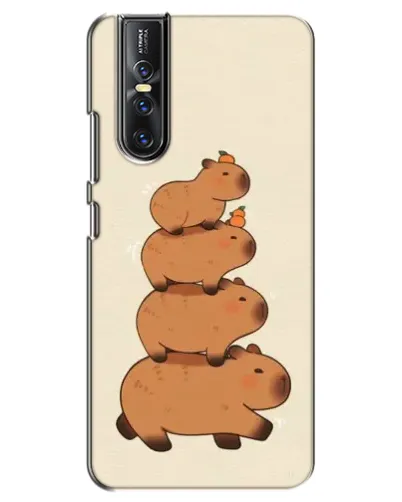 Чехол для Vivo V15 Pro с картинкой «Башня из капибар»