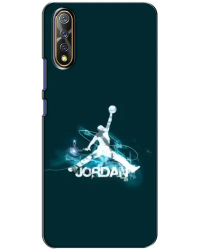 Чехол для Vivo V17 Neo с картинкой «Jordan Blue Fire» Чехол для Vivo V17 Neo с картинкой «Jordan Blue Fire»