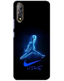 Чехол для Vivo V17 Neo с картинкой «Jordan Neon Blue» Чехол для Vivo V17 Neo с картинкой «Jordan Neon Blue»