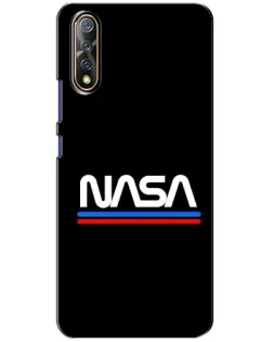 Чехол для Vivo V17 Neo с картинкой «NASA — классика Red Blue»