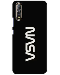 Чехол для Vivo V17 Neo с картинкой «NASA — вертикальный логотип»