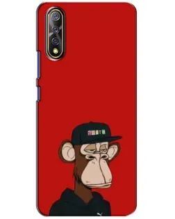 Чохол для Vivo V17 Neo з картинкою «Bored Ape — червоний фон» Чохол для Vivo V17 Neo з картинкою «Bored Ape — червоний фон»