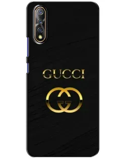 Чохол для Vivo V17 Neo з картинкою «Золотий логотип Gucci»