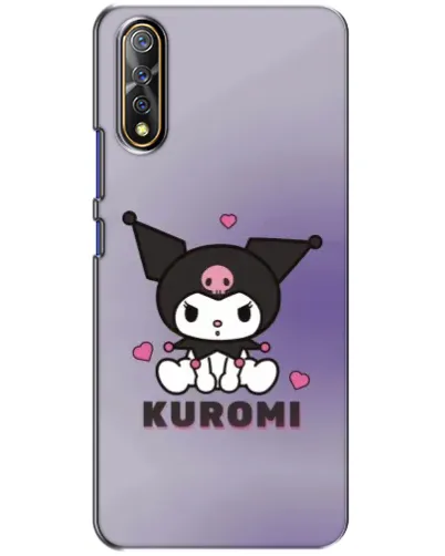Чехол для Vivo V17 Neo с картинкой «Kuromi — фиолетовый арт»