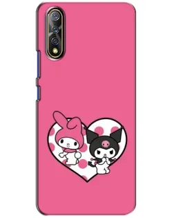 Чехол для Vivo V17 Neo с картинкой «Kuromi и My Melody» Чехол для Vivo V17 Neo с картинкой «Kuromi и My Melody»
