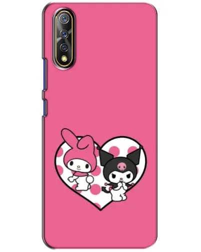 Чехол для Vivo V17 Neo с картинкой «Kuromi и My Melody»