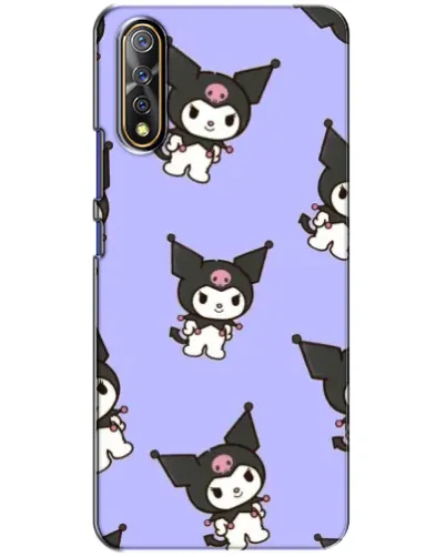 Чехол для Vivo V17 Neo с картинкой «Паттерн с Kuromi»