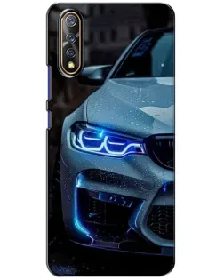 Чехол для Vivo V17 Neo с картинкой «Взгляд BMW с синими фарами» Чехол для Vivo V17 Neo с картинкой «Взгляд BMW с синими фарами»